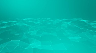 Mavi arkaplanın 3D görüntülemesi