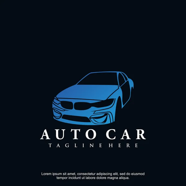 Automobil Auto Logo Vektor Illustration Premium Vektor — Stockvektor