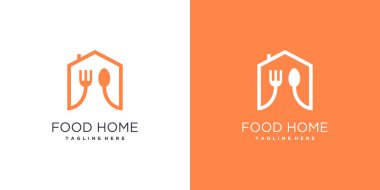 Modern konsept Premium Vector ile Gıda Logosu Tasarımı