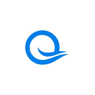 Q harfi logo tasarım elementi modern yaratıcı konsept ile