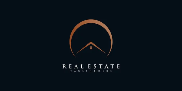Real Estate Οικοδόμησης Και Κατασκευής Διανυσματικά Λογοτύπου — Διανυσματικό Αρχείο