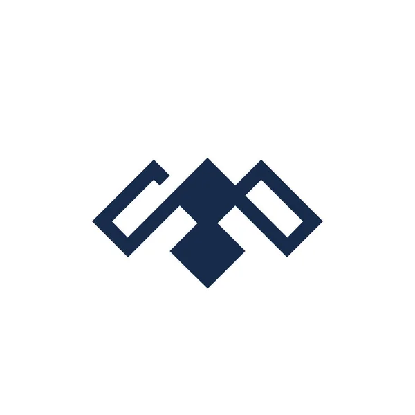 Letra Logotipo Com Ideia Design Moderno Sua Empresa Negócio —  Vetores de Stock