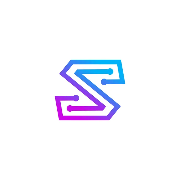 Логотип Буквы Современной Дизайнерской Идеей Вашей Компании Бизнеса — стоковый вектор