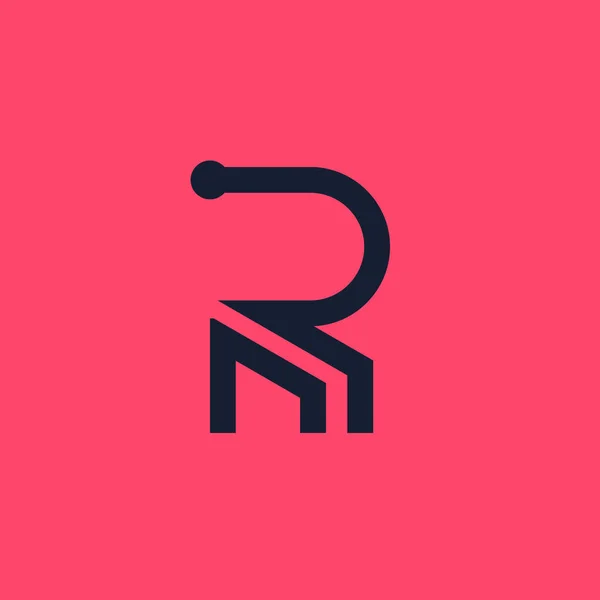Bokstav Logotyp Designelement Med Moderna Kreativa Koncept — Stock vektor