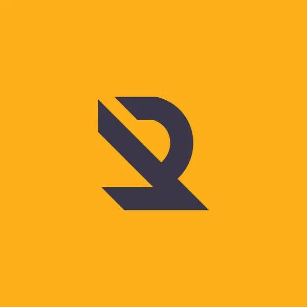 Элемент Дизайна Логотипа Буквы Современной Креативной Концепцией — стоковый вектор