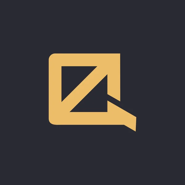 Carta Elemento Design Logotipo Com Conceito Criativo Moderno —  Vetores de Stock