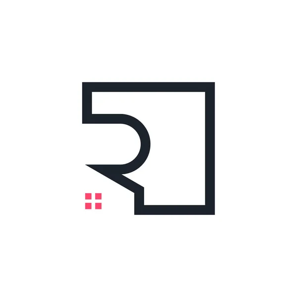 Γράμμα Λογότυπο Στοιχείο Σχεδιασμού Σύγχρονη Δημιουργική Έννοια — Διανυσματικό Αρχείο
