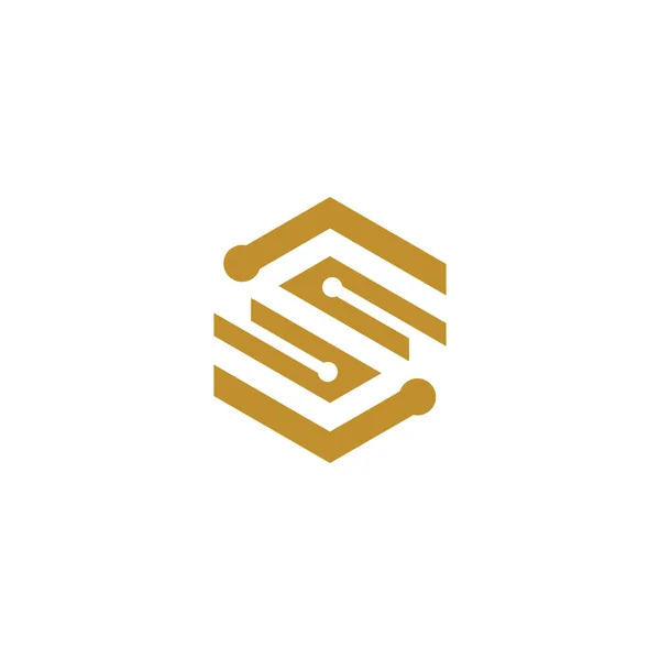 Letra Logotipo Com Ideia Design Criativo Moderno —  Vetores de Stock