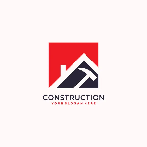 Ідея Дизайну Логотипу Будівництва Сучасною Концепцією — стоковий вектор