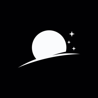 İş Premium Vektörü için Ay logo vektör şablonu tasarımı