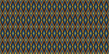 Tayland tarzı sarong deseni, kare şeklinde..