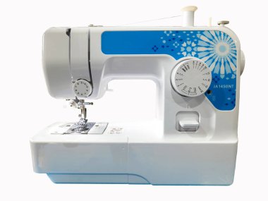 An electric sewing machine that can be moved anywhere. clipart