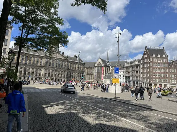 Amsterdam City Center View — Stock Photo, Image