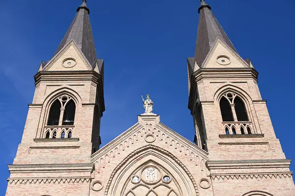 Eglise Catholique Néo Gothique Krekenava Lituanie — Photo