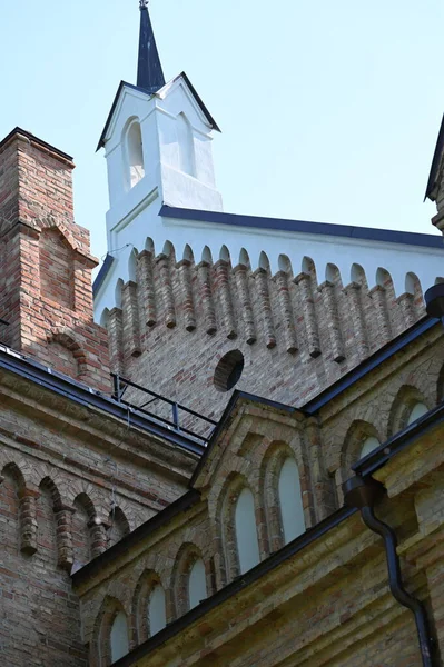 Igreja Cidade Velha Krekenava Lithuania — Fotografia de Stock