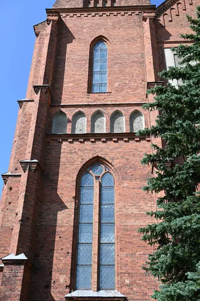 거룩한 삼위일체의 교회는 폴란드 코토르의 오래된 마을에서 오래된 교회입니다 — 스톡 사진