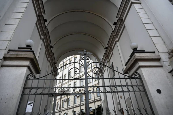 Vstupní Brána Starého Města Vilniusu Lituánie — Stock fotografie
