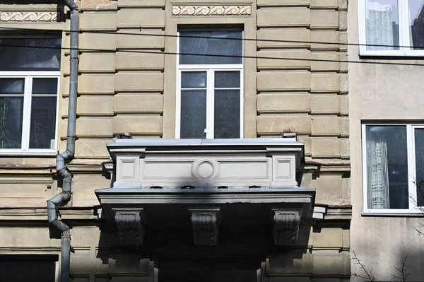 Фасад Будівлі Країні Більбао Вільнюс Литва — стокове фото