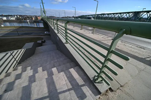 Ponte Nella Città Riga Latvia — Foto Stock