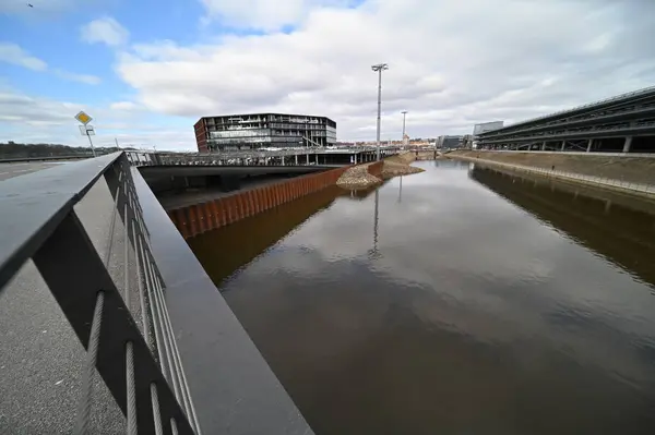 Stockholm, İsveç Kaunas, Litvanya 'nın banliyösünde büyük bir modern şehir