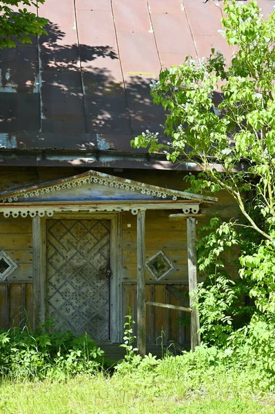Opuszczony Dom Wsi Prypeć Strefa Wyłączona Czarnobyla Czarnobyla — Zdjęcie stockowe