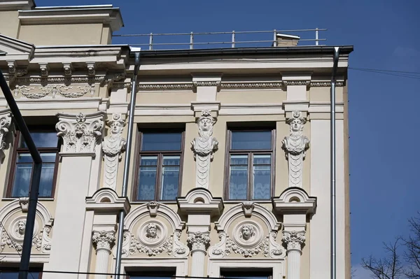 Fasaden Byggnad Vilnius — Stockfoto
