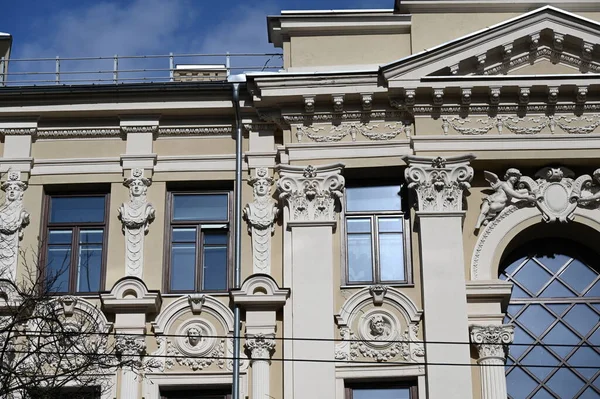 Architektonický Styl Selektivní Zaměření Vilnius — Stock fotografie