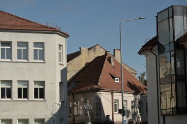 Eski kasabanın manzarası kaunas, Litvanya