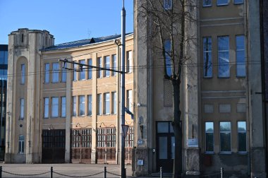 Litvanya 'nın Kaunas kentindeki tarihi itfaiye binası