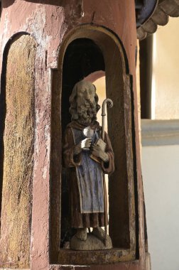 Kentteki eski ahşap ev dotnuva, Litvanya