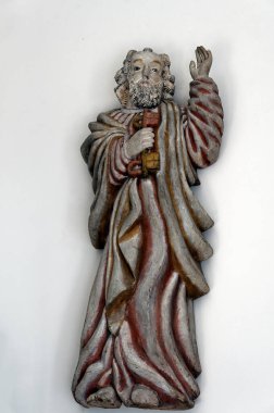 Eski Krekenava, Litvanya 'daki eski ahşap heykel