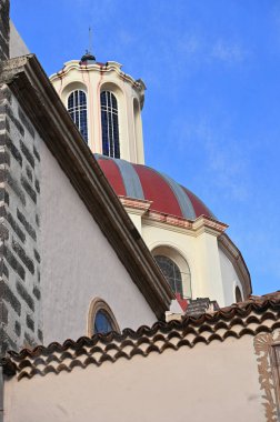Tenerife 'nin tarihi La Orotava kasabasındaki kilise.