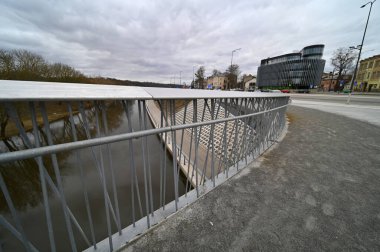 Litvanya 'nın başkenti Kaunas' ın nehri.