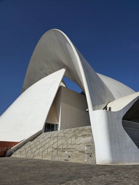 Şehir konser salonu, sity Santa Cruz, Tenerife, İspanya