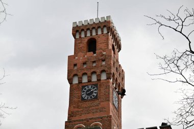 Saat kulesi, Litvanya 'nın göbeğinde.