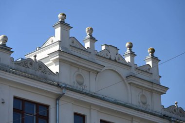 Mimari detaylar, bir evin dış görünüşü, eski bir kasaba.