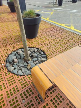 Parktaki modern şehir