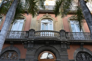 Santa Cruz, Tenerife, İspanya 'nın mimarisi.