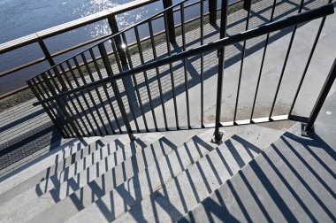 Kaunas şehrindeki köprü.