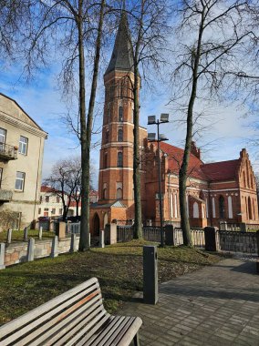 Litvanya 'nın eski Kaunas kasabasındaki Baptist Katedrali John.