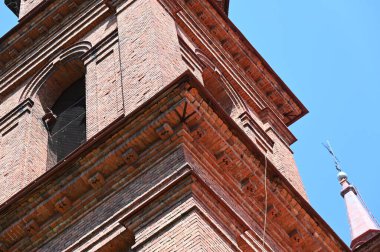 Panevezys, Litvanya 'daki eski tuğla kule