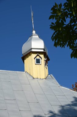 Güzel kilise binasının manzarası.