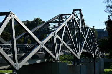 Litvanya 'nın Kdainiai kentindeki köprü