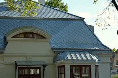 Litvanya 'nın Kaunas eyaletindeki eski bina.