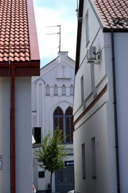 farklı binalar, seçici odak