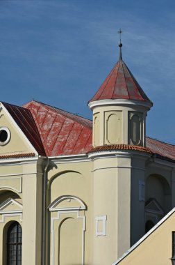 Litvanya 'nın eski şehir manzarası