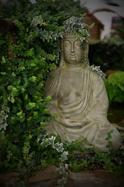 Статуя Будды Парке — стоковое фото
