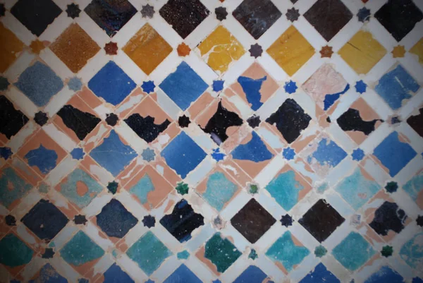 Mosaico Azulejos Antiguos —  Fotos de Stock