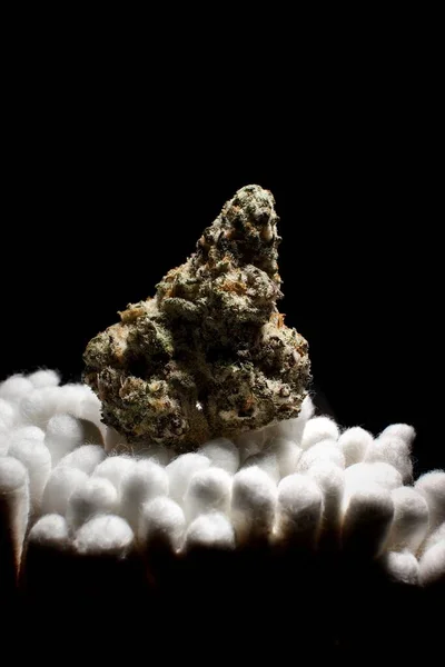 棉签上的大麻3 — 图库照片