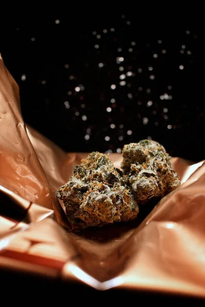 Cannabis Zijdezacht Brons Koper — Stockfoto